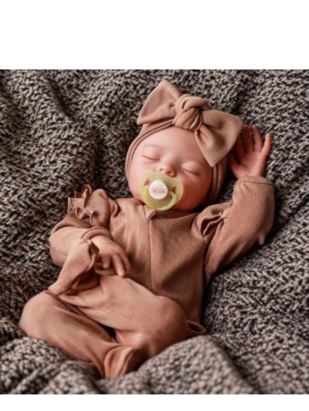 20 inch Soft Cloth Body Dolls Newborn Baby Doll Real Life Baby Sleeping Doll